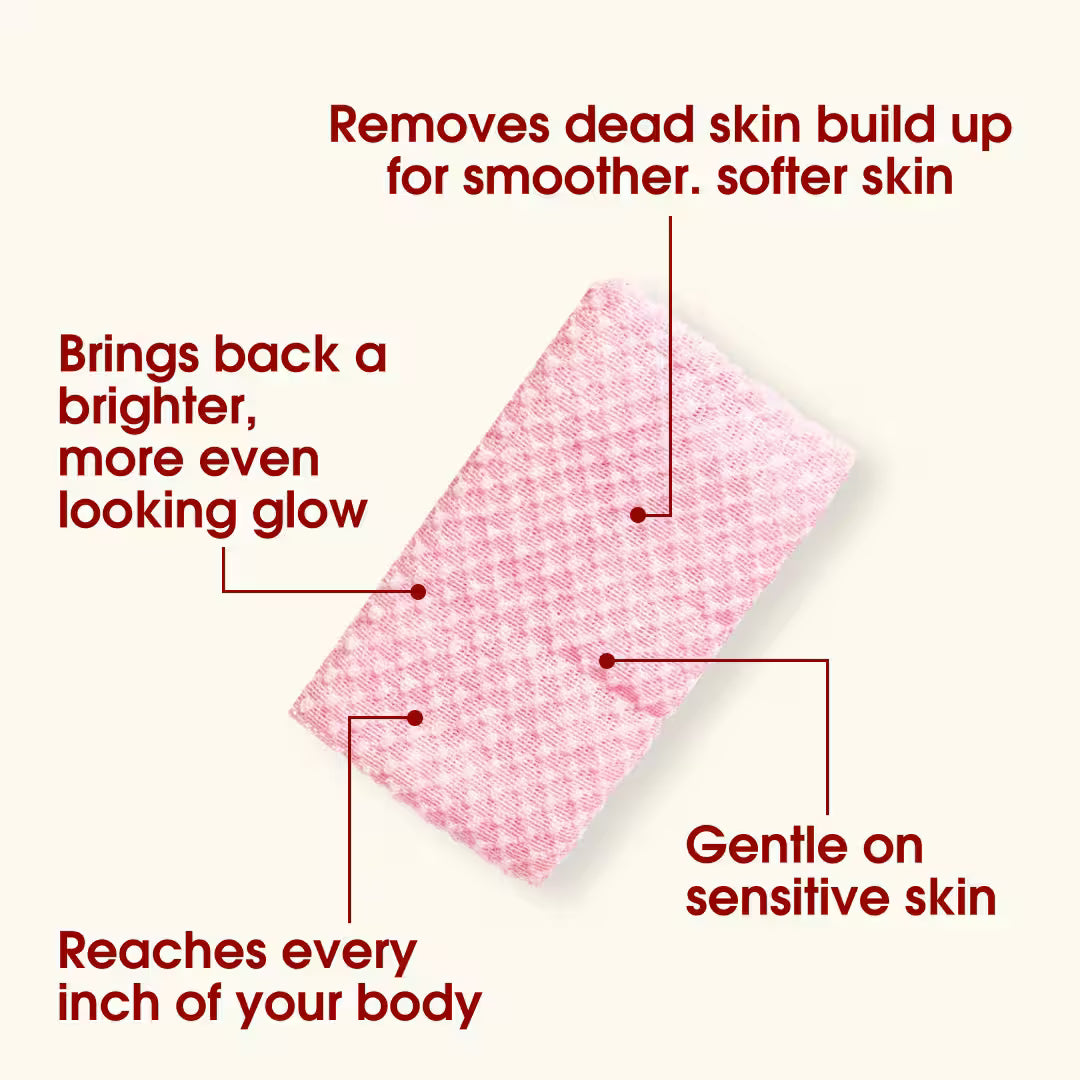 Softfolly Japanese Washcloth – Exfoliating Antibacterial Shower Towel
